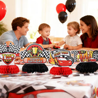 TONIFUL 1st Birthday Black Red Yellow Mouse Themed Table Centerpieces – Fun for Kids & Family - Race Two - image 4