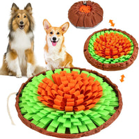 SZEE Snuffle Mat for Dogs - Orange and Green