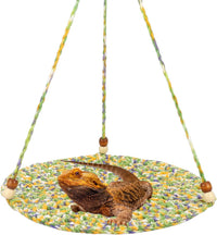 Jspupifip Reptile Hammock Bearded Dragon Accessories Hanging Hammock
