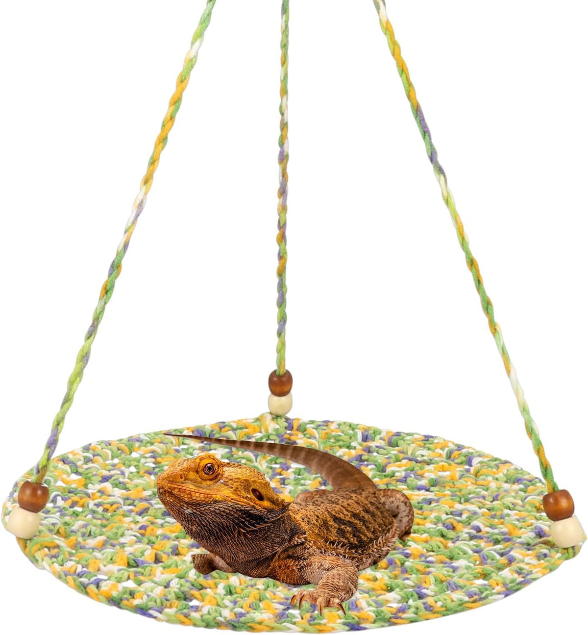 Jspupifip Reptile Hammock Bearded Dragon Accessories Hanging Hammock