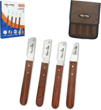 Professional Stripping Knife for Dogs - Pack of 4 / Rosswood