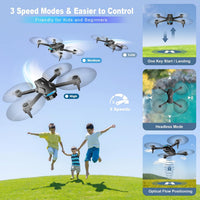 Velcase S101 foldable 1080P drone with camera, remote and carrying case - view 9
