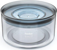 Feedoo 1Gallon No Spill Water Bowl for Dogs - Ultimate Gray