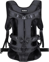 Pet Front Dog Carrier Backpacks, Adjustable Pet Backpack - Black / X-Large
