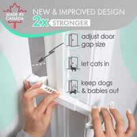 Portable Door Lock for Pets & Childproofing. No Adhesives - image 3
