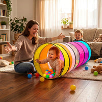 Kids Play Tunnel Tent for Toddlers - 1 Pc Sunset - image 2