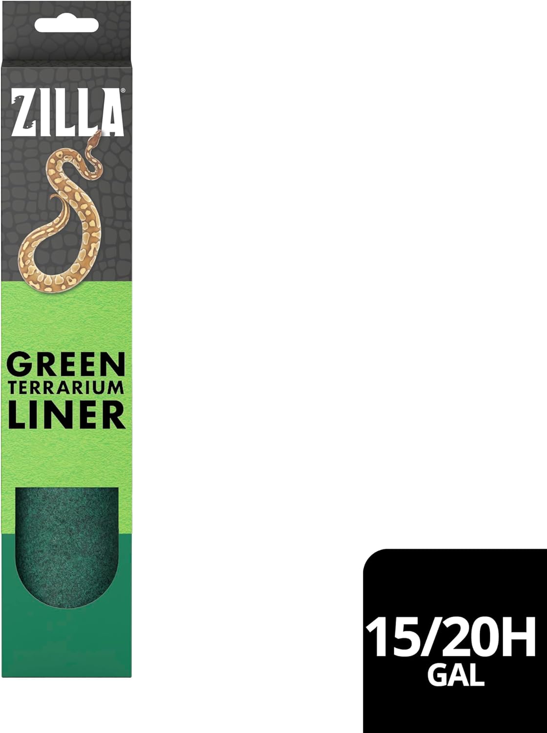 Zilla Reptile Terrarium Bedding Substrate Floor Liner, Green - 11.75" x 23.5" - image 3