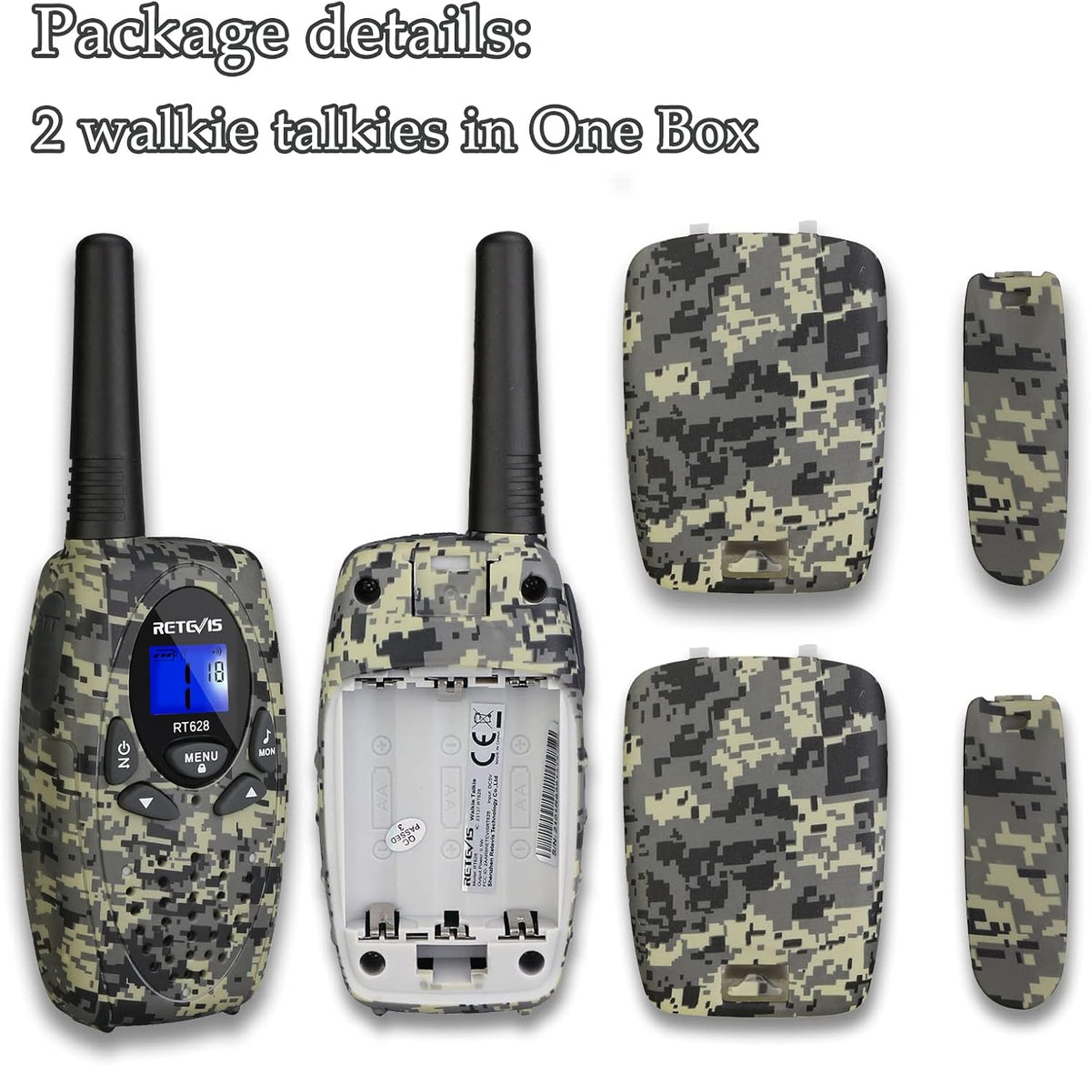 Retevis RT628 Walkie Talkies for Kids - Camouflage / 4 - image 4