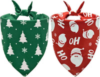 Halloween Dog Bandanas, Pumpkin and Cute Ghost Pet Scarf - Christmas Dog Bandana