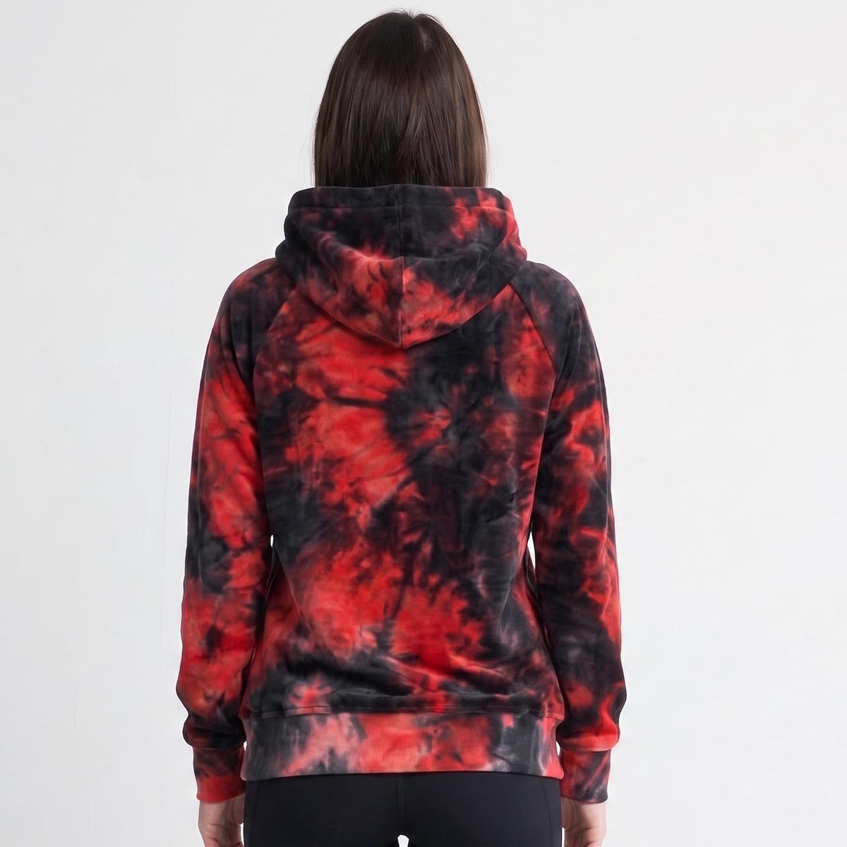Spark Paws Human Hoodie, Matching Dog and Owner Clothes - Medium / Red & Black - image 3