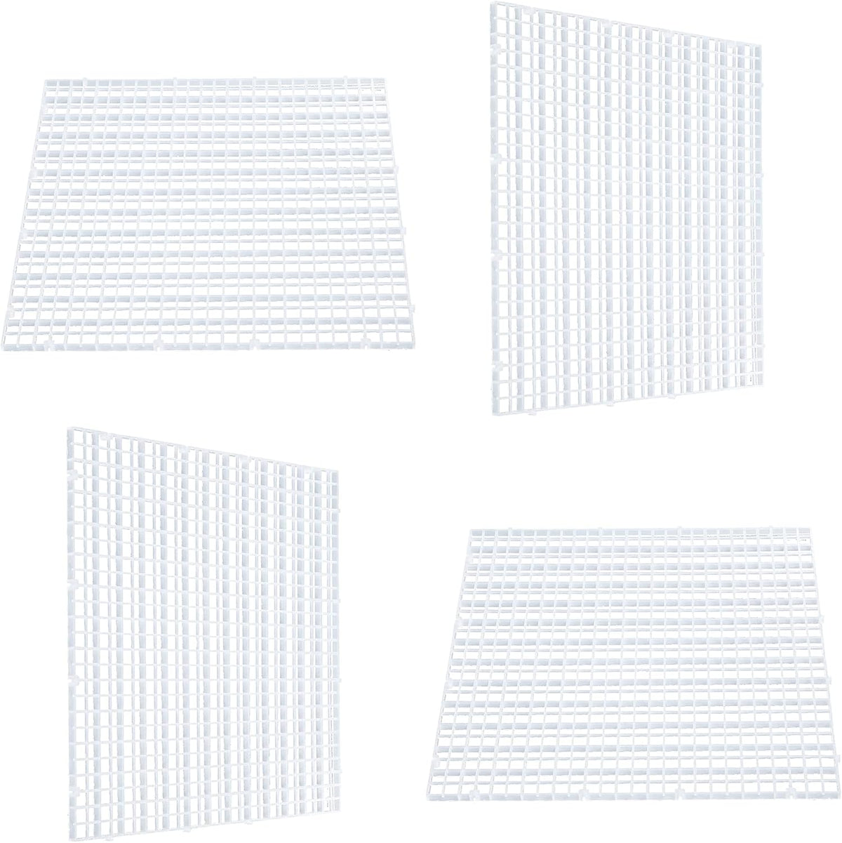 Aquarium Fish Tank Bottom Isolation 8 Pcs, Plastic Egg Crate – Essentials for Fish - L 4pcs - image 2