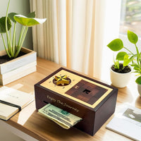 Winshare Navigation Enigma wooden secret puzzle box for money and gift cards - view 3