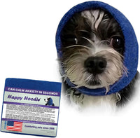 Happy Hoodie The Original Dog & Cat Calming Band for Noise & Anxiety - Small / Blue