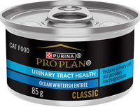 Purina Pro Plan Urinary Tract Cat Food Wet Pate, Urinary Tract Health Ocean Whitefish Entree - (Pack of 24) 3 oz. Pull-Top Cans