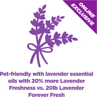 Arm & Hammer Forever Fresh Clumping Cat Litter Lavender - 18 Pound (Pack of 1) / Lavender - image 2