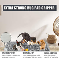Washable Pee Pads for Dogs, (2 Pack, 36"x42") Upgrade Reusable Puppy Pads with Non-Slip Rug Pad, Super Thickening Absorbent Leakproof Dog Traning Pads Whelping Pad for Dogs, Doggie(Black)
