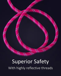 Long Dog Leash for Training 10FT/16FT/20FT/30FT/50FT/100FT - 20FT* 3/8 inch / 1Pack HotPink - image 3