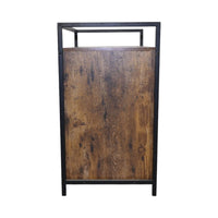 Rustic Brown Wooden Cat Litter Box Enclosure, Spacious Hidden Cat Litter Box with Scratching Mat Furniture for Bedroom, 