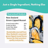 ALFIE'S TREATOS Green Lipped Mussels for Dogs & Cats (5.3 oz, 2x2.65 oz), Value Bundle, Air-Dried Dog Treats, Natural Supplement & Omega-3 Food Topper, Single Ingredient, Freeze-Dried Alternative