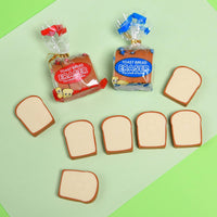 15Pcs Cute Fruit Erasers for Kids - BREAD - image 4