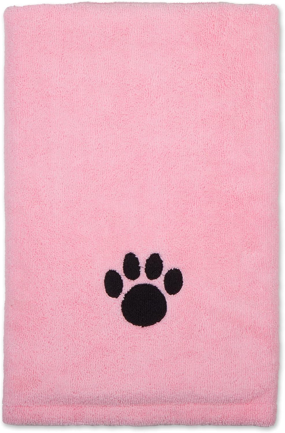 Bone Dry Pet Grooming Towel Collection Absorbent Microfiber X-Large - Pink / 41x23.5" - image 3
