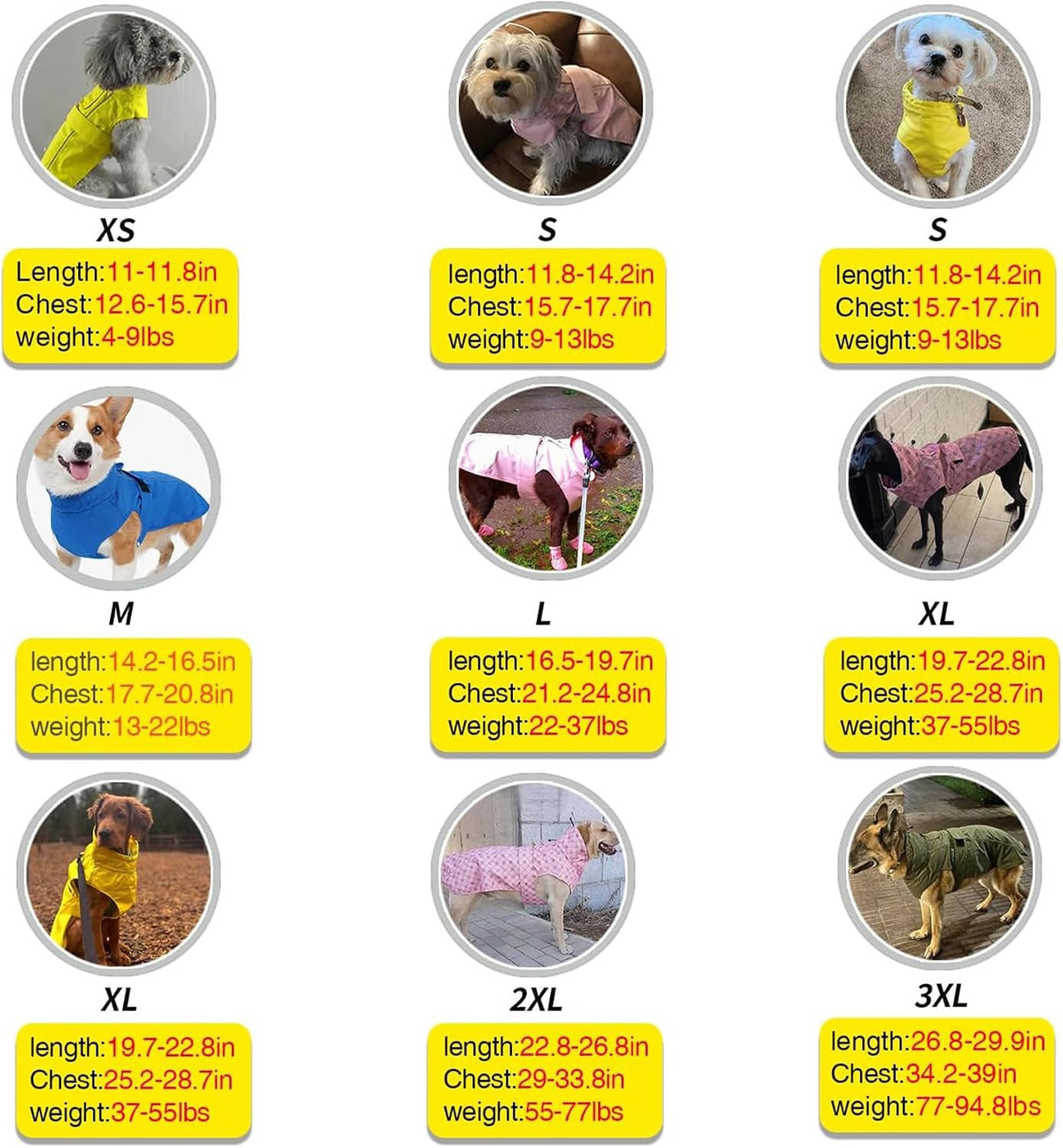 Adjustable Waterproof Dog Raincoat for Dogs - Yellow Duck / Large(22-37lb) - image 2