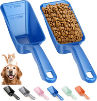 2-Pack Dog Food Scoop 1 Cup - Blue