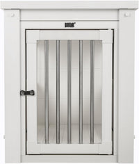 New Age Pet ECOFLEX Large Furniture Style Dog Crate & End Table - Antique White / 29.5"L x 21.1"W x 25.2"H - image 2