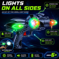 Light Up Toy Space Gun LED Lights & Sound Electric Galaxy Kids Blaster – Fun for Kids & Family - image 3