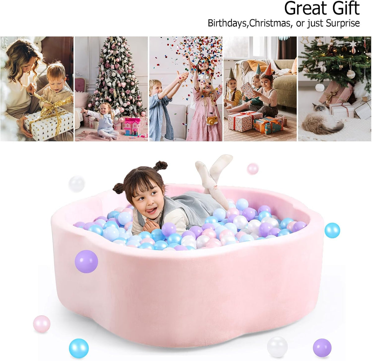 Ball Pit Balls Pack of 100 200 500 - Mermaid color / 100 balls - image 4