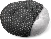 Round Dog Bed Covers Replacement Washable - Paw Chic / Large (Up to 45″)