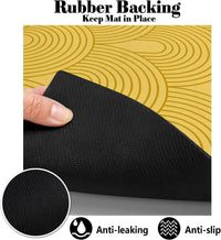 Dog Food Mats for Floors Absorbent, Pet Cat Food Mat - XL(24"×32") / 01-Yellow - image 2