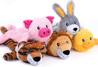 Nocciola Dog Squeaky Toys - 5 Pcs Multi-squeakers Head Stuffed Only