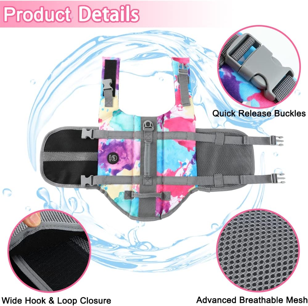 EMUST Dog Life Jacket, Waterproof, Breathable - XS / MultiColors - image 4
