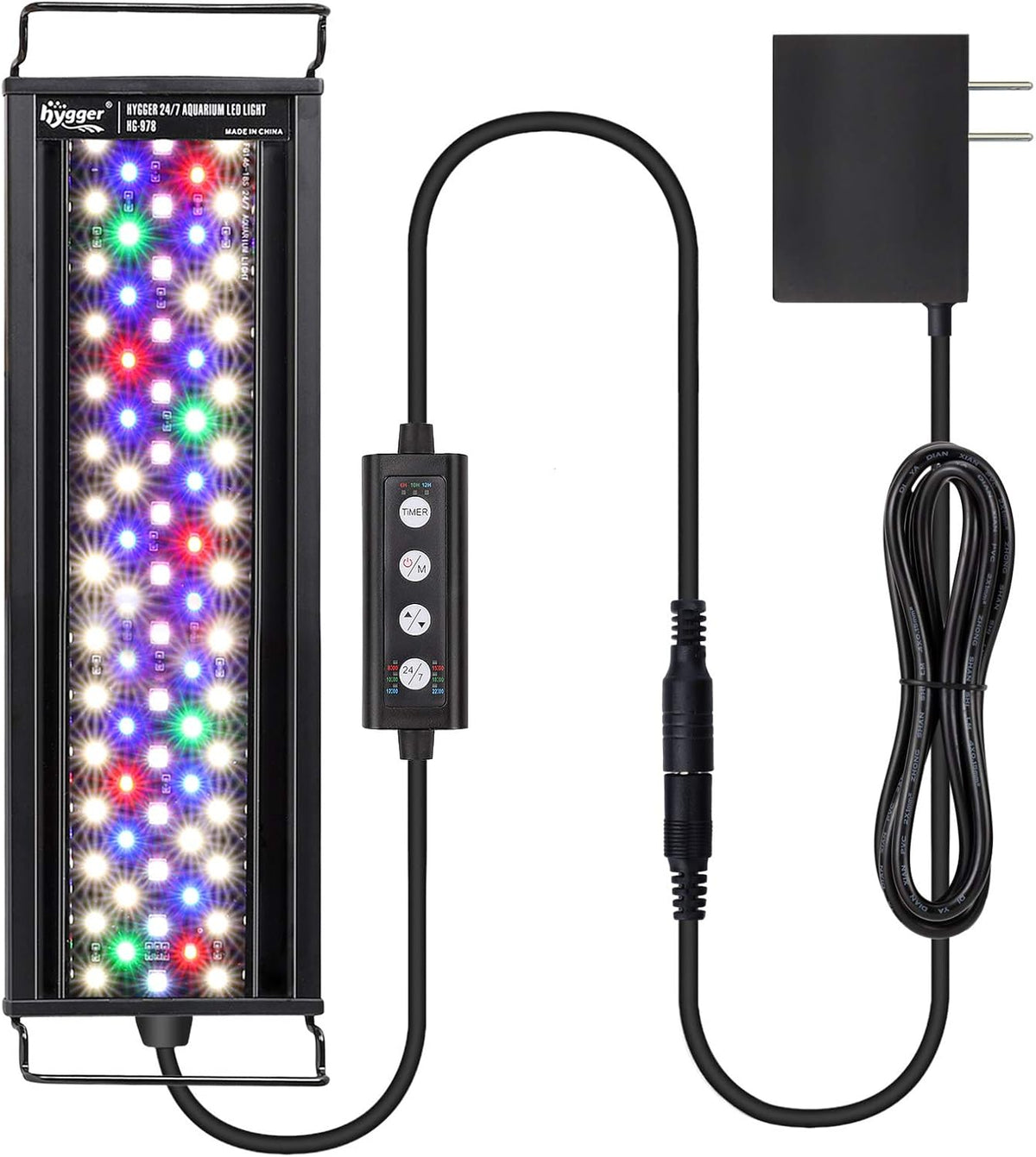hygger 18W 24/7 Lighting Aquarium LED Light - 14W for 12~18inch Tank