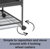 Critter Nation by MidWest Double Unit Small Animal Cage – Essentials for Small Pets - Black: 1/2 Inch Wire Spacing: Critter Nation / Single Story - image 3