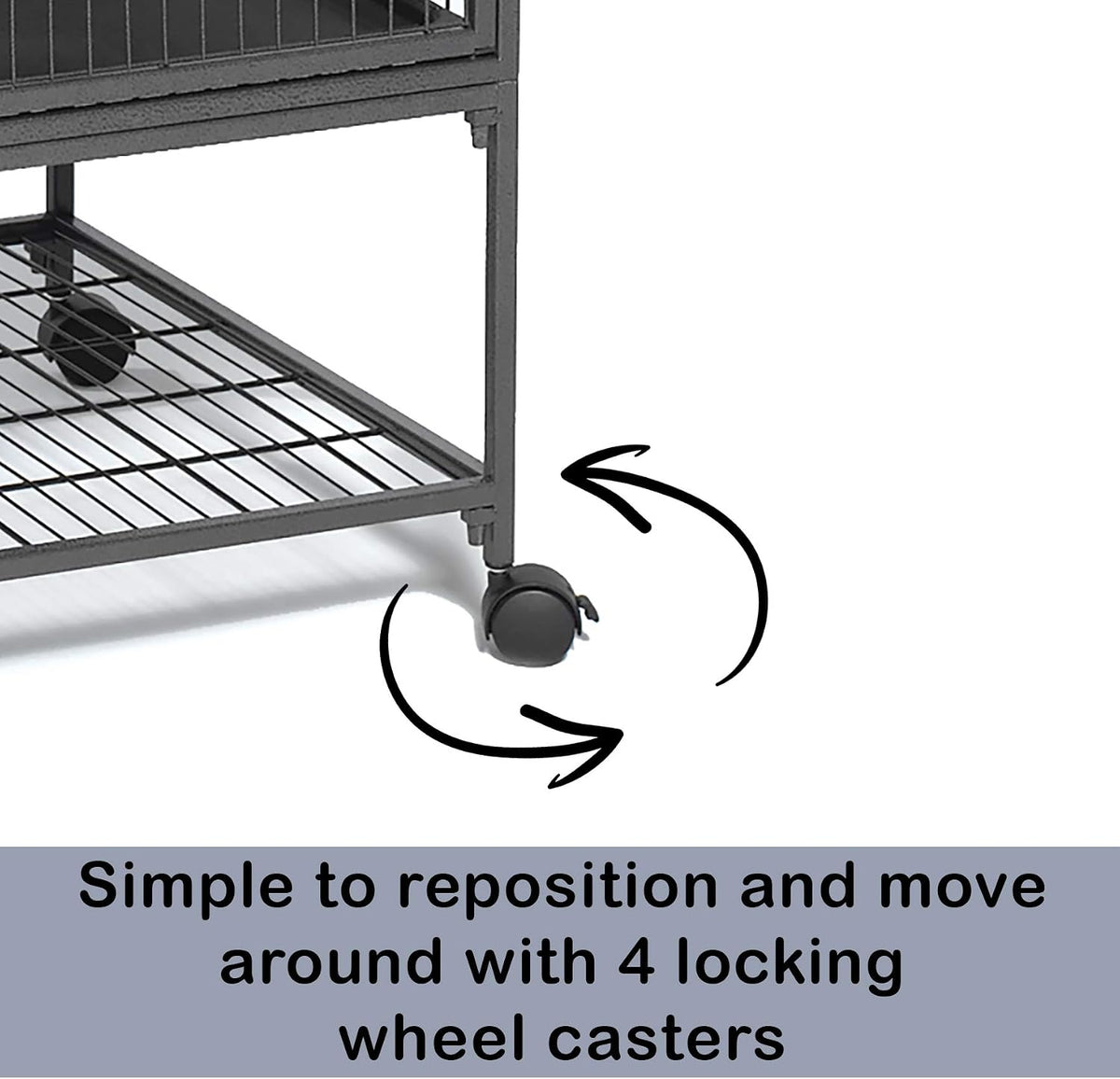 Critter Nation by MidWest Double Unit Small Animal Cage – Essentials for Small Pets - Black: 1/2 Inch Wire Spacing: Critter Nation / Single Story - image 3