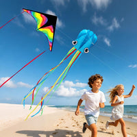 Xida Butterfly Kites for Kids and Adults Easy to Fly - 3 Pack (Delta+ Pink Butterfly+Octopus) - image 4