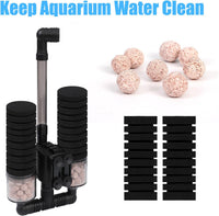 AQUANEAT Aquarium Electric Sponge Filter for Fish Tank - Middle - image 2