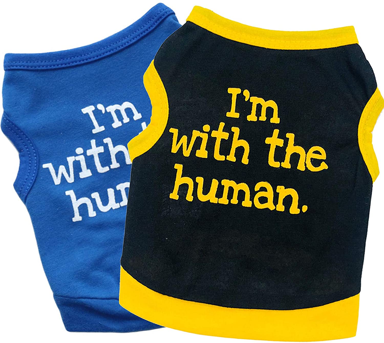 I'm with The Human Dog Cat Puppy Pet Shirts - BIG FRENCHIES