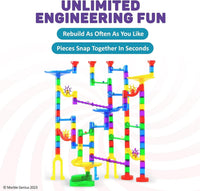 Marble Genius Marble Run Super Set, 150 Translucent Pieces - 130 Pieces - Starter Set - image 4