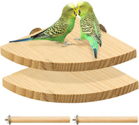 2 Pack Bird Perch Platform - Set 3