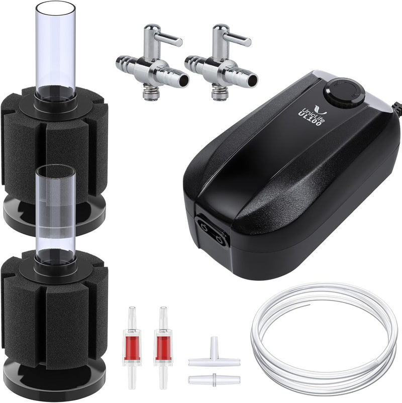Uniclife Aquarium Air Pump - 100 - 200 Gallons