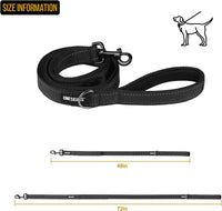 OneTigris No-Pull Dog Leash with Handle for Medium Large Dogs – Essentials for Dogs - Black / 4FT - image 2