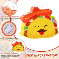 Lewtemi 17.3 inch red chili pepper pinata set with blindfold, pinata stick and confetti - view 21