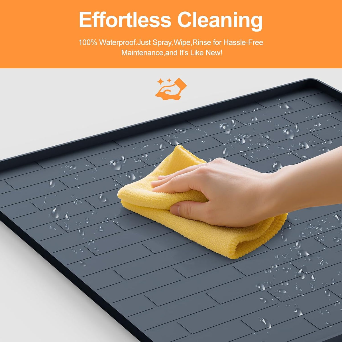 Pee Pad Tray Holder for Dogs - Dark Gray / 34"L x 28"W - image 4