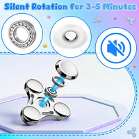ATESSON Fidget Spinners Toy - Silver - image 2