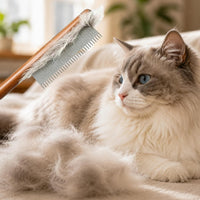 Cat comb, dog comb, Solid Wood Pet Comb Grooming Tool for Cats - image 4