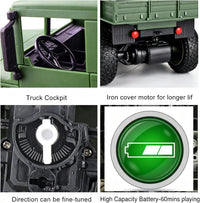 XINGRUI 1:16 Scale Remote Control Car Military Crawler Off-Road RC - Q69 - image 4