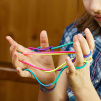 meekoo 6 Pcs Cats Cradle String, Hand String Game, Rainbow Color – Fun for Kids & Family - image 3